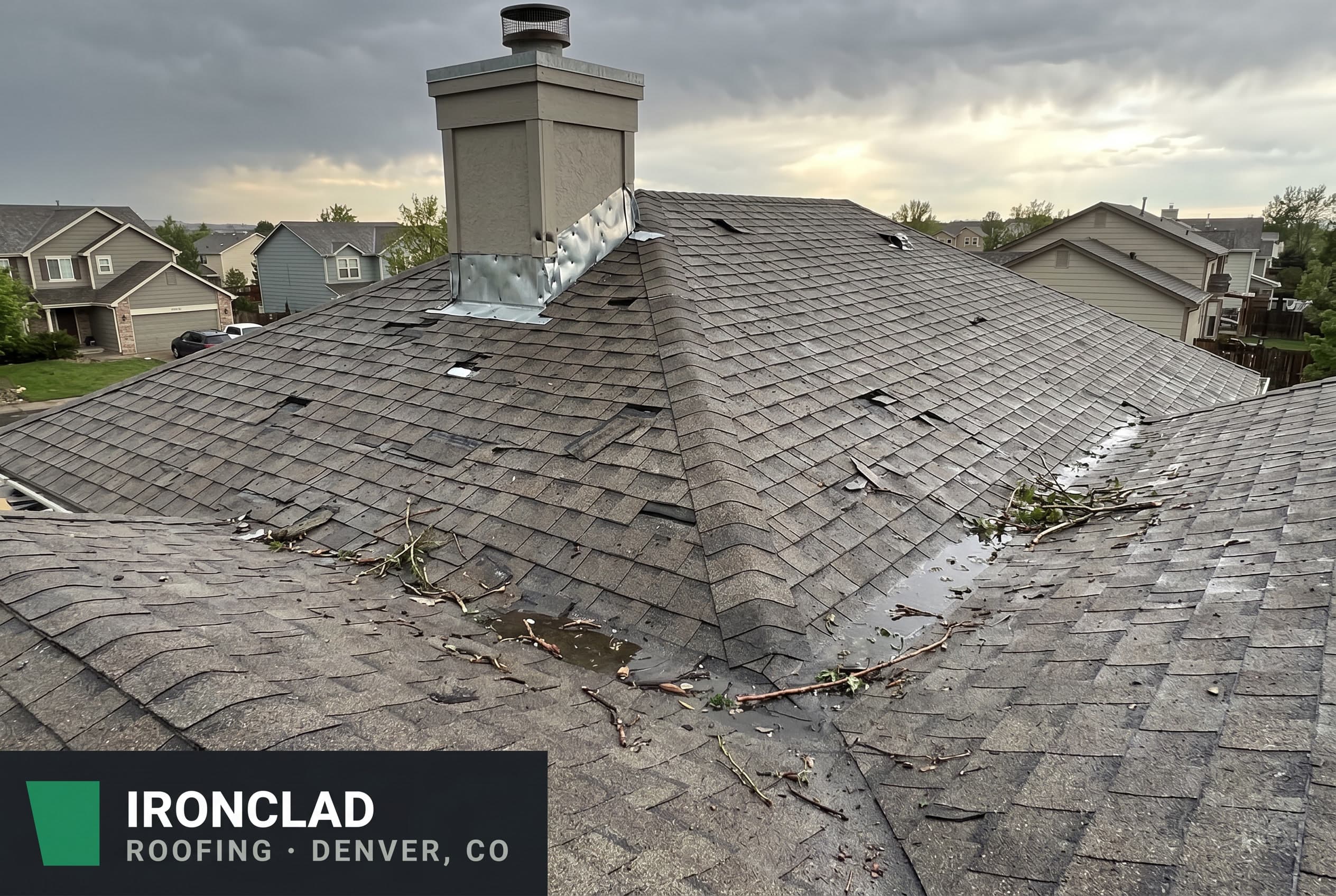 Real project photo: Storm & hail damage